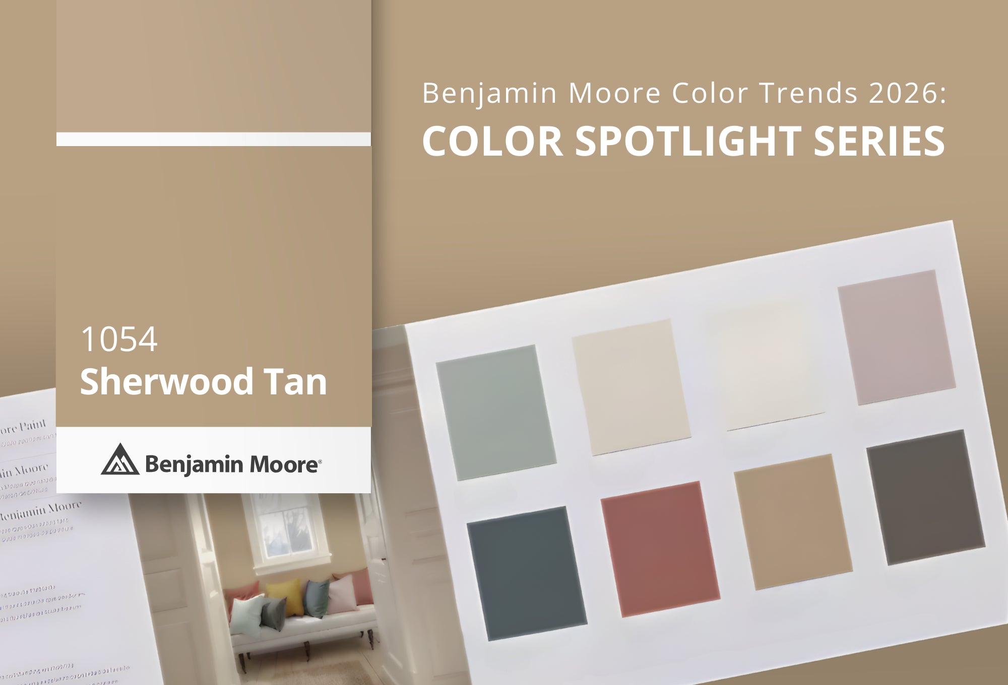 Sherwood Tan 1054: Benjamin Moore Color Trends 2026 | Standard Paint & Flooring