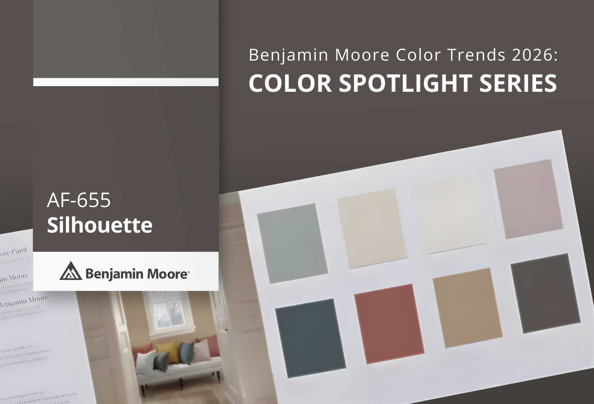 Silhouette AF-655: Benjamin Moore Color of the Year 2026 | Standard Paint & Flooring