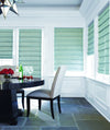 Hunter Douglas Roman Shade Window Treatment from the Design Studio collection in a Yakima Valley, Washington, and Oregon Dining Room