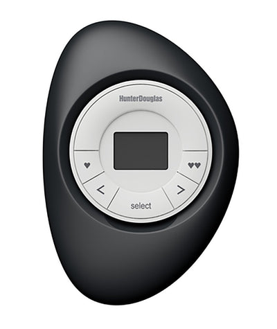 Hunter Douglas Pebble Scene Controller White on black