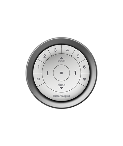 Hunter Douglas Surface Remote White on Gray Pebble Remote