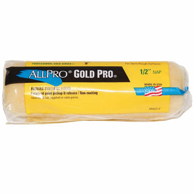 AllPro Gold Pro 9 inch Roller Covers size 1/2
