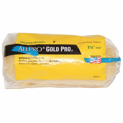 AllPro Gold Pro 9 inch Roller Covers size 1 1/4