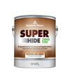 Benjamin Moore Super Hide Zero VOC Low-Sheen Interior Paint in a gallon, available at Standard Paint & Flooring.