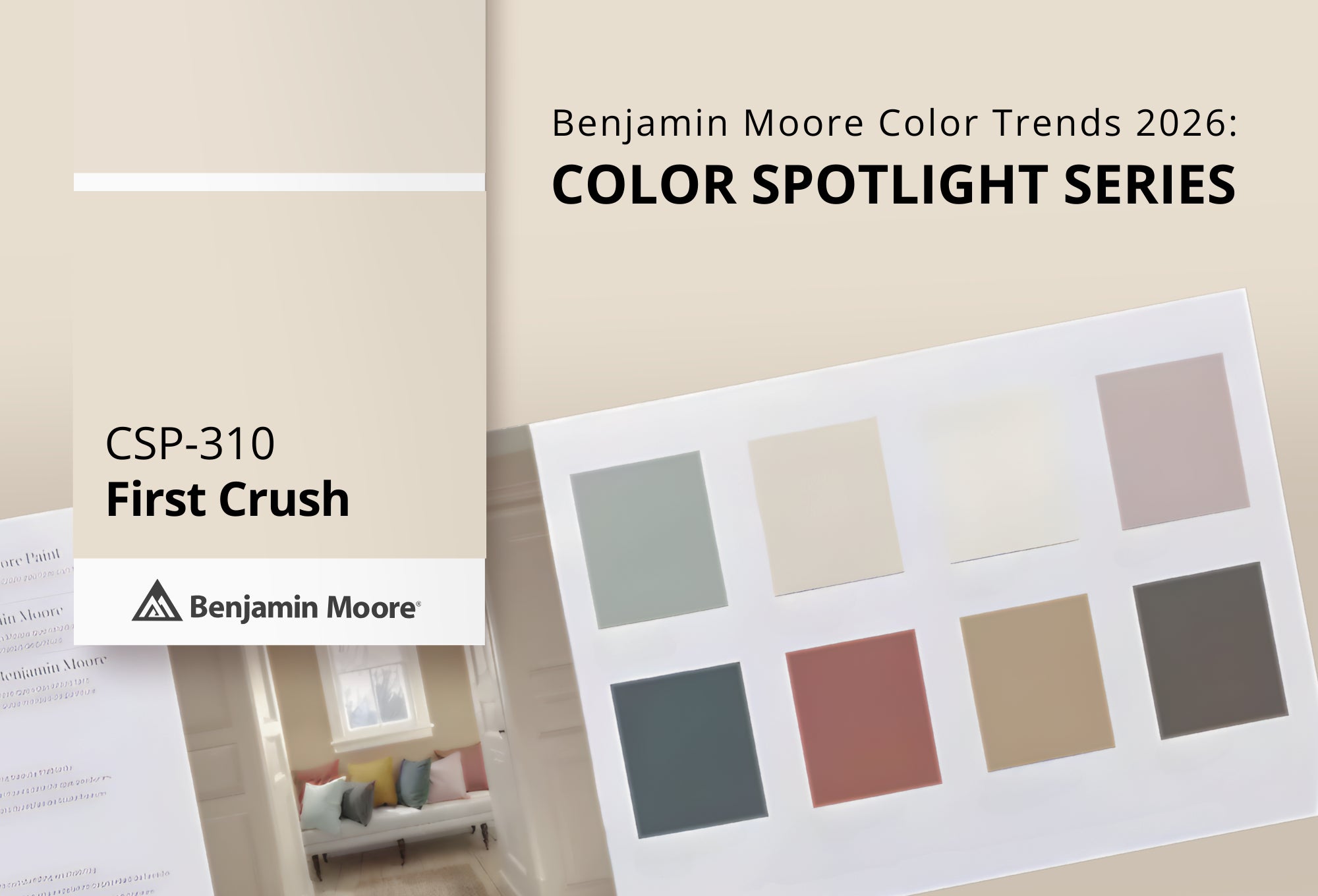 First Crush CSP‑310 | Benjamin Moore Color Trends 2026 | Standard Paint & Flooring