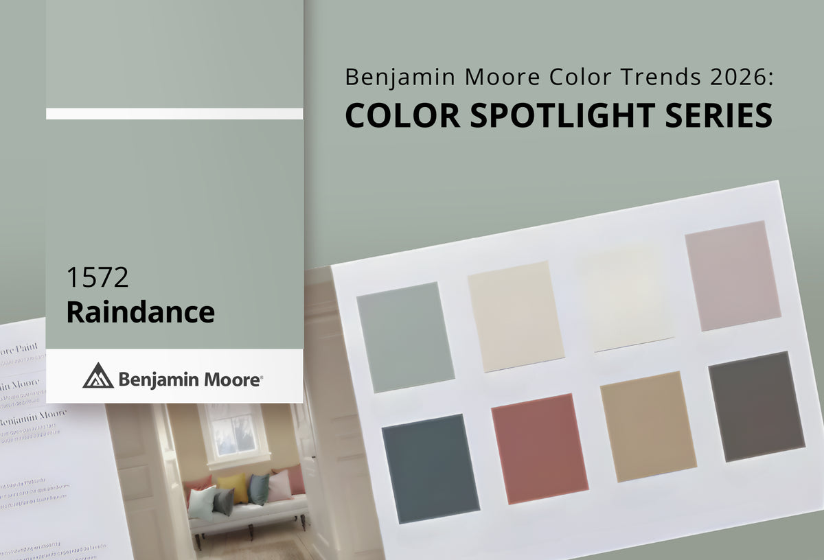 Raindance 1572 | Benjamin Moore Color Trends 2026 | Standard Paint & Flooring