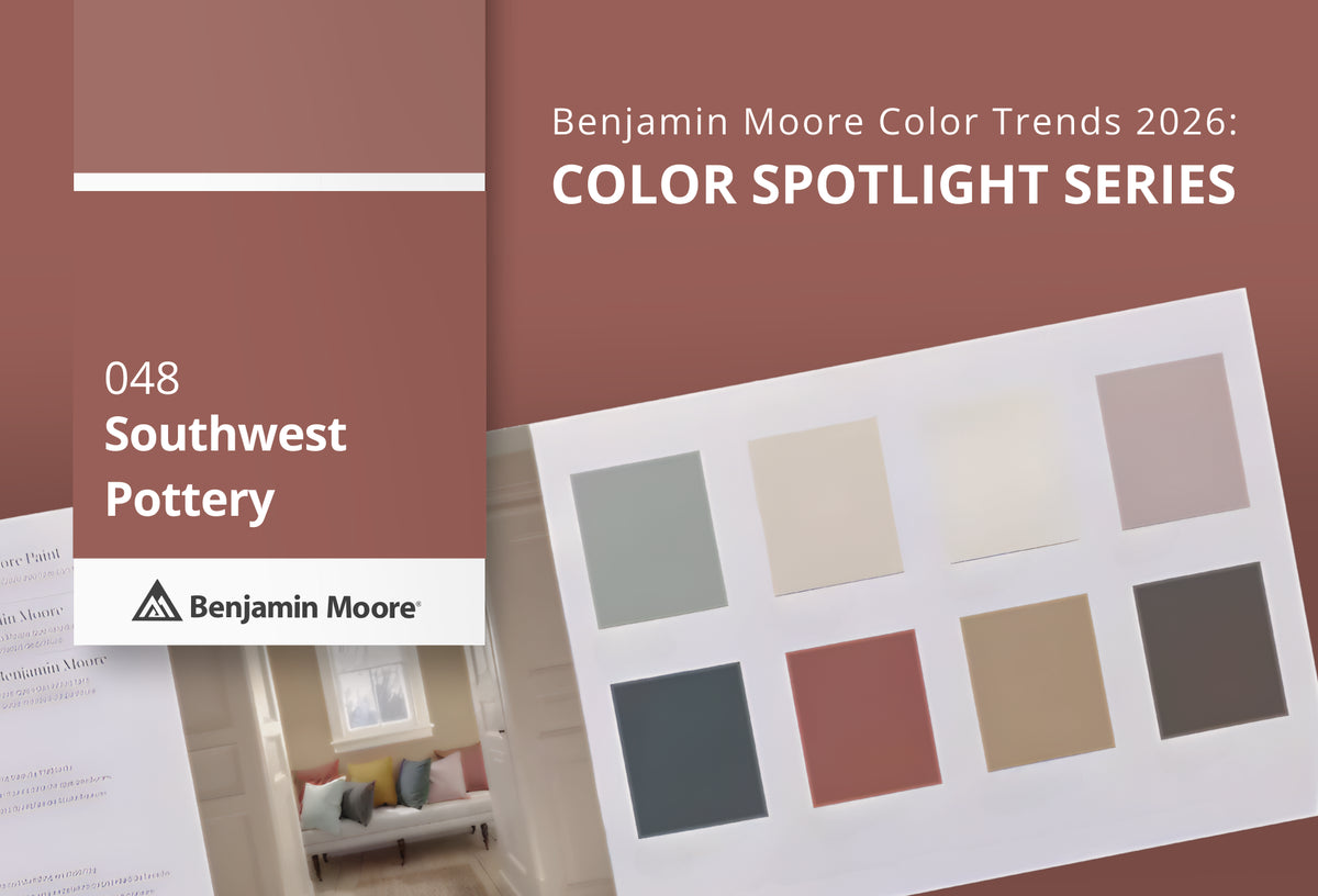 Southwest Pottery 048 | Benjamin Moore Color Trends 2026 | Standard Paint & Flooring