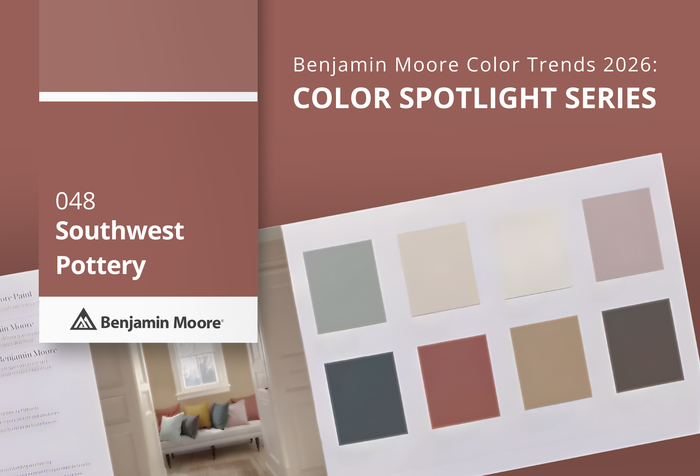 Southwest Pottery 048 | Benjamin Moore Color Trends 2026 | Standard Paint & Flooring