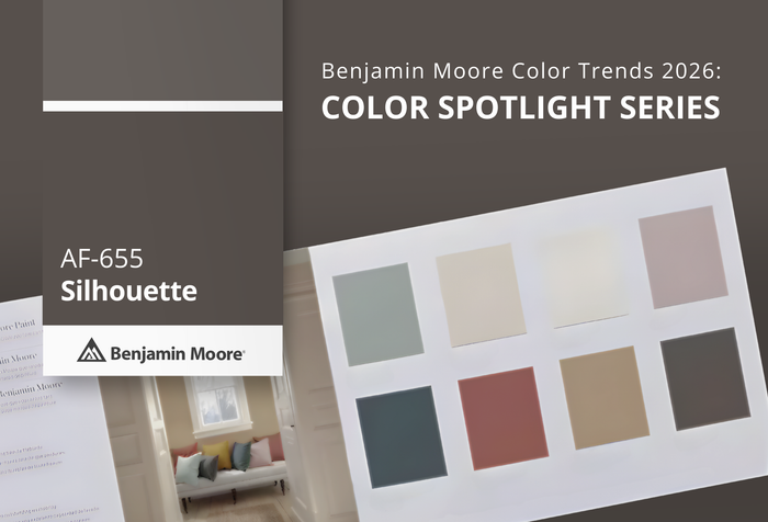Silhouette AF-655: Benjamin Moore Color of the Year 2026 | Standard Paint & Flooring