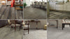 Collage of six photos showcasing Shaw hardwood, laminate, vinyl, carpet and tile.
