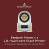 #1 in Customer satisfaction for Benjamin Moore JD Powers award
