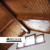Interior of home with windows and roof panelling by Modern Millwork