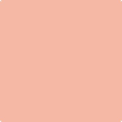 Benjamin Moore's paint color 025 Vivid Peach