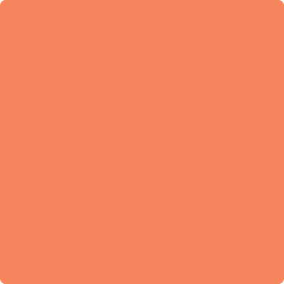 Benjamin Moore's paint color 083 Tangerine Fusion