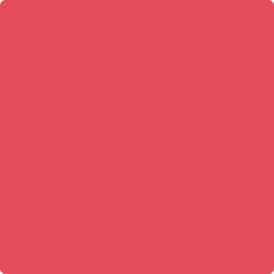 Benjamin Moore's paint color 2000-30 Red Tulip available at Standard Paint & Flooring.