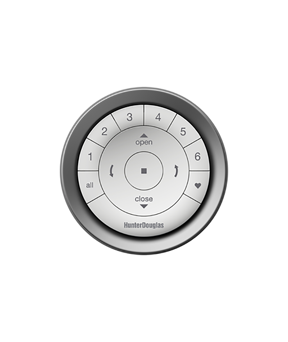 Hunter Douglas Surface Remote White on Gray Pebble Remote