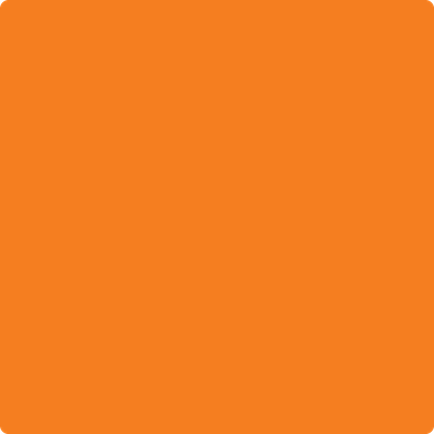 Benjamin Moore's paint color 2016-10 Startling Orange available at Standard Paint & Flooring.