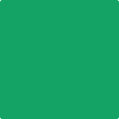 Benjamin Moore's paint color 2037-30 Kelly Green available at Standard Paint & Flooring.