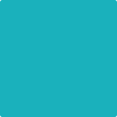Benjamin Moore's paint color 2056-40 Blue Aqua available at Standard Paint & Flooring.