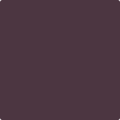 Benjamin Moore's paint color 2073-10 Dark Purple available at Standard Paint & Flooring.