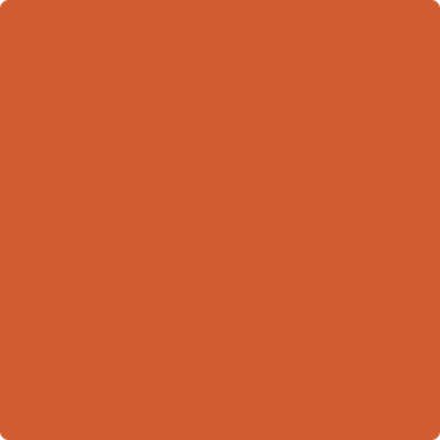 Benjamin Moore's paint color 2169-10 Racing Orange available at Standard Paint & Flooring.