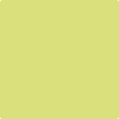 Benjamin Moore's paint color 396 Chic Lime