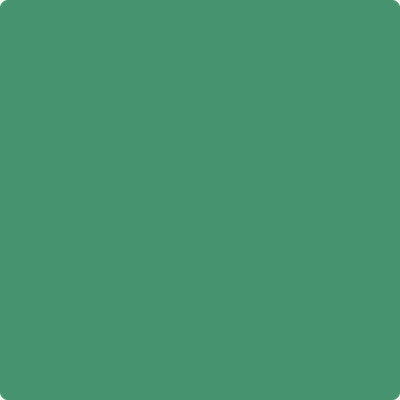 Benjamin Moore's paint color 588 Luck of the Irish
