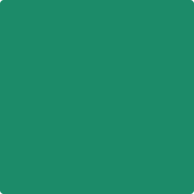 Benjamin Moore's paint color 594 Peridot