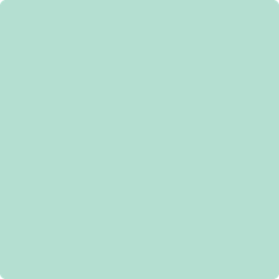 Benjamin Moore's paint color 611 Spring Time Green