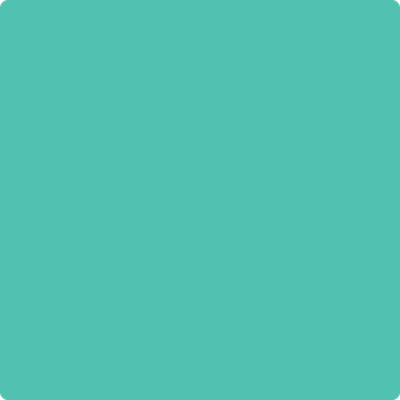 Benjamin Moore's paint color 656 Miami Teal