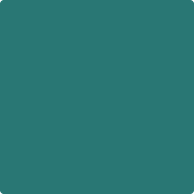 Benjamin Moore's paint color 672 Intercoastal Green