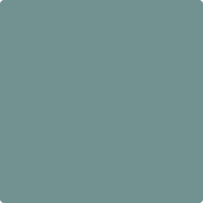 Benjamin Moore's paint color 712 Fort Pierce Green