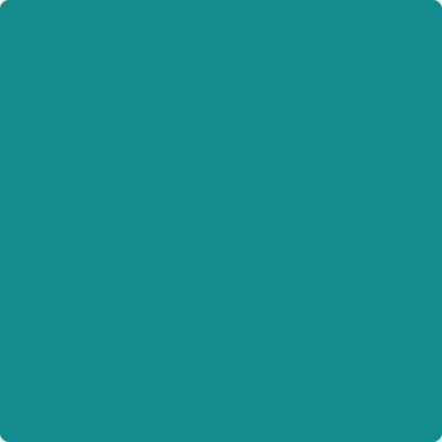 Benjamin Moore's paint color 734 Tropical Teal