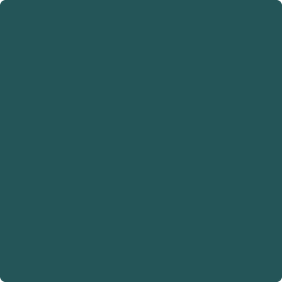 Benjamin Moore's paint color 735 Deep Sea Green