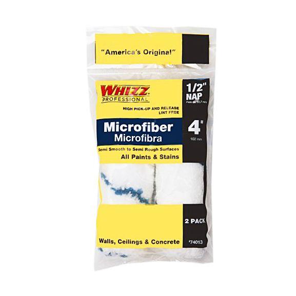 4" X 1/2" MICROFIBER ROLLER 2/PK