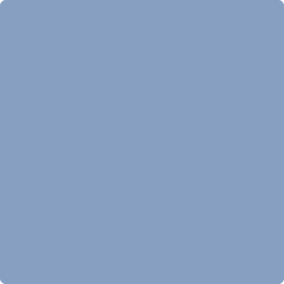 Benjamin Moore's paint color 823 Steel Blue