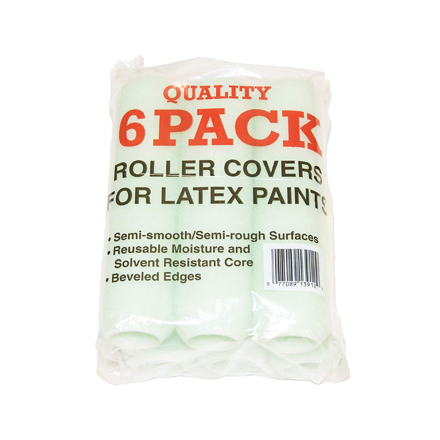 9 inch Economy Roller Covers 6-Pack