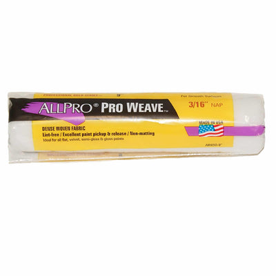 AllPro Pro Weave 9 inch Roller Covers size 3/16