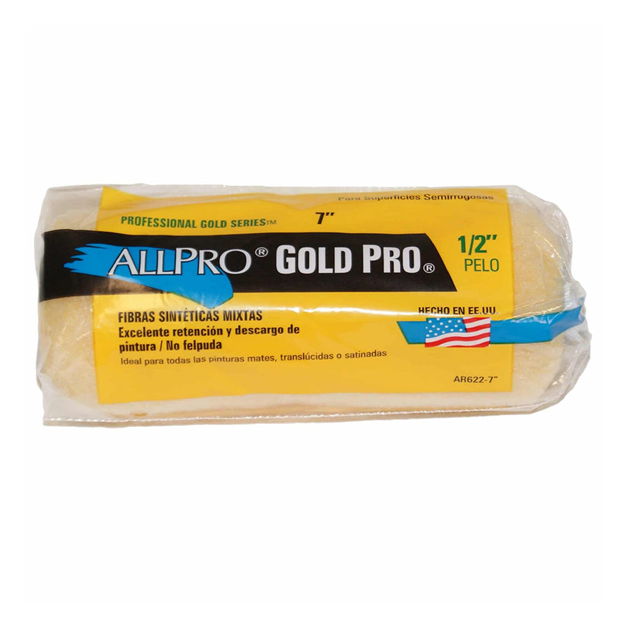 AllPro Gold Pro 7 inch Roller Covers size 1/2