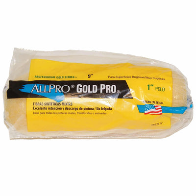 AllPro Gold Pro 9 inch Roller Covers 1 inch