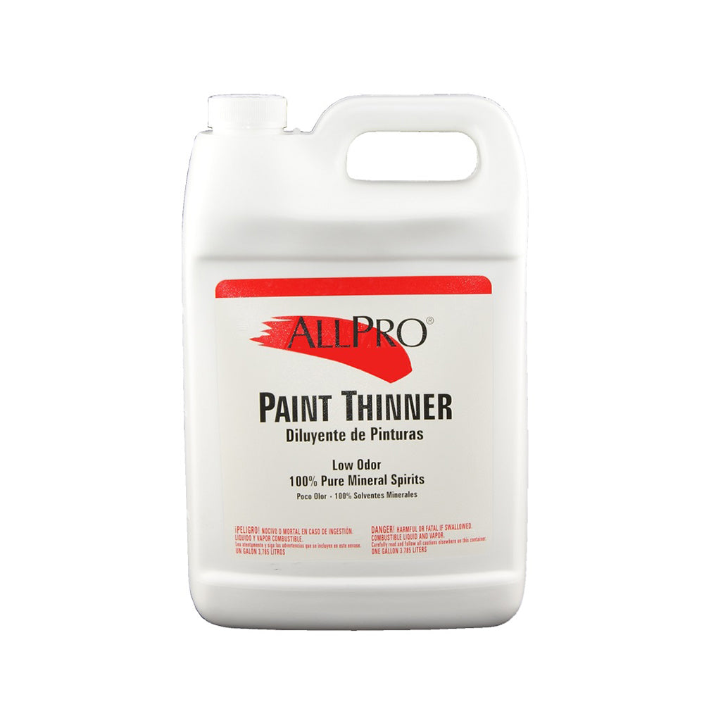 ALLPRO paint thinner gallon, available at Standard Paint & Flooring.