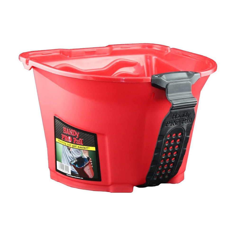 HANDy Paint 1/2 gal. Red Plastic Paint Pail