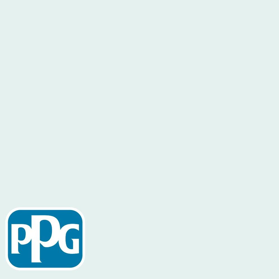PPG1234-1 Aqua Tintpaint color chip from PPG Paint's Voice of Color pallette.