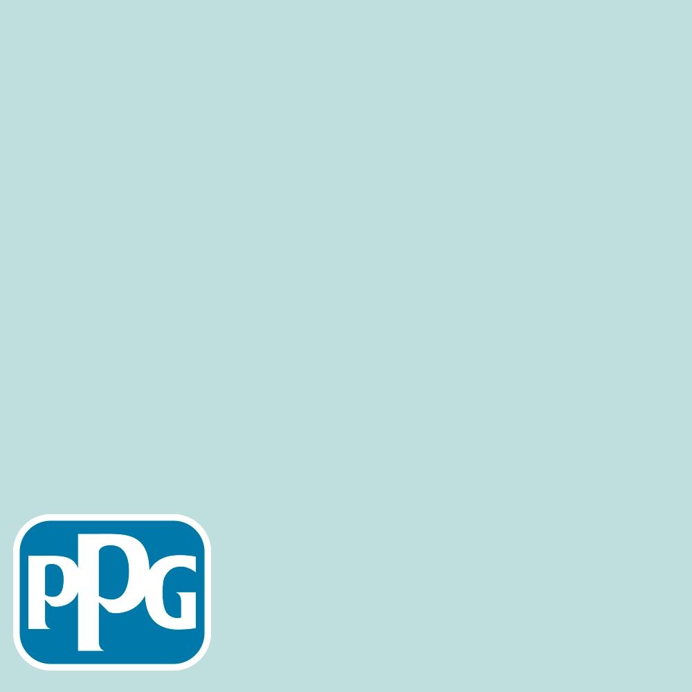 PPG1234-3 Aqua Whisperpaint color chip from PPG Paint's Voice of Color pallette.
