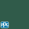 PPG1139-7 Billiard Greenpaint color chip from PPG Paint's Voice of Color pallette.