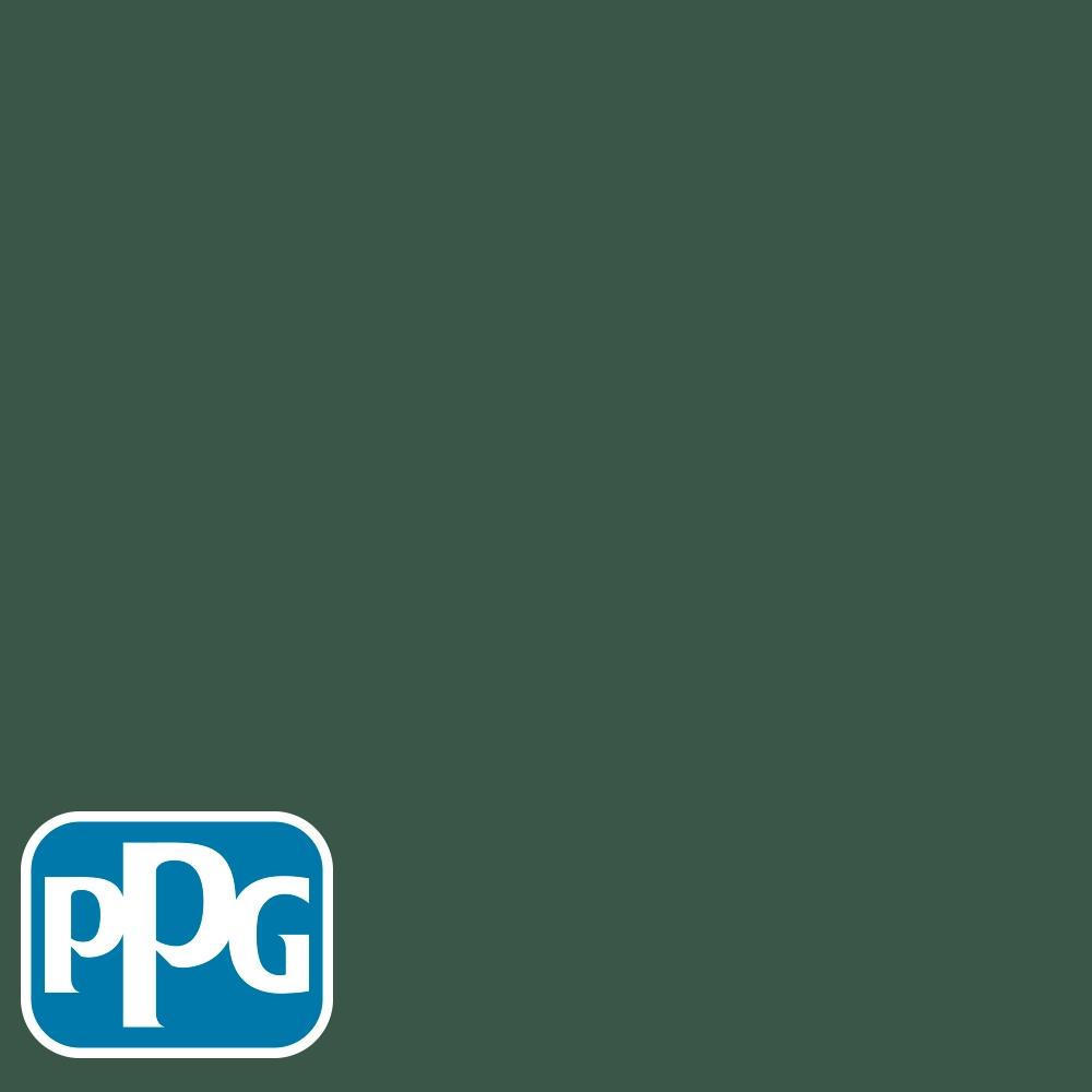 PPG1137-7 Black Sprucepaint color chip from PPG Paint's Voice of Color pallette.