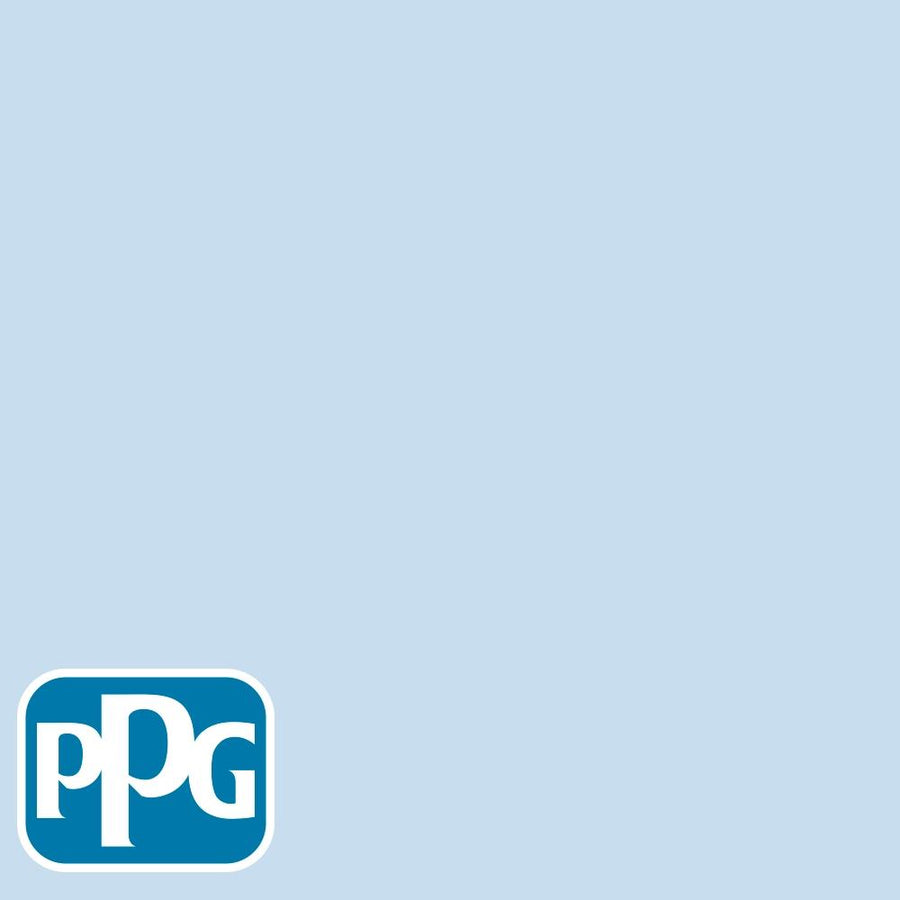 PPG1241-2 Blue Bootiespaint color chip from PPG Paint's Voice of Color pallette.