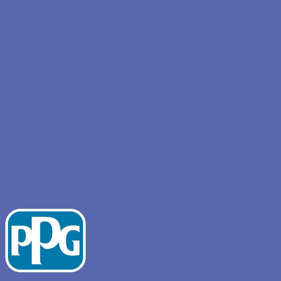 PPG1246-7 Blue Calicopaint color chip from PPG Paint's Voice of Color pallette.