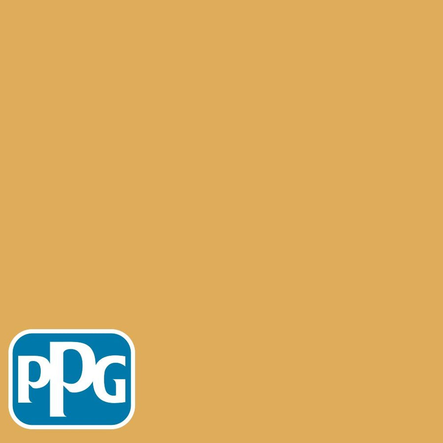 PPG1208-5 Brown Mustardpaint color chip from PPG Paint's Voice of Color pallette.