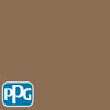 PPG1079-6 Caravel Brownpaint color chip from PPG Paint's Voice of Color pallette.